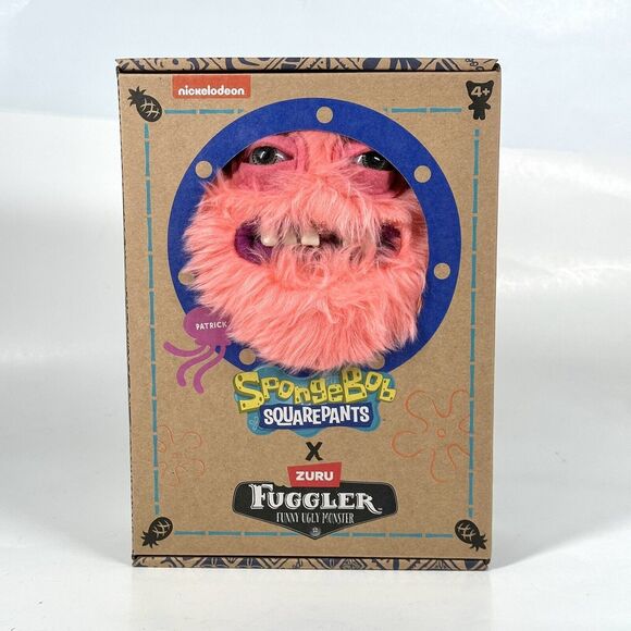 FUGGLER SPONGEBOB SQUAREPANTS COLLECTORS EDITION FUNNY UGLY MONSTER PATRICK STAR - Picture 2 of 4